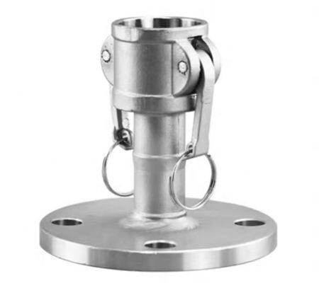 Поддержка на заказ ODM SS316 DN50 Camlock сцепление с PN16 фланцевой равной и дизайн