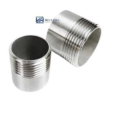SS304 Мужской одноцепочечный сосок с соединением G-цепочки DN6 NPT BSPP BSPT литья