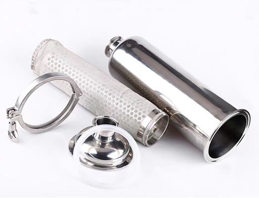 Равный WZ SS304 SS316L микропористый фильтр картриджа пищевого качества с концами зажима DIN 3A SMS