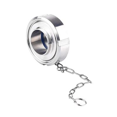 WZ Sanitary SMS Union Blind Nut with Chain DIN 3A SMS Общий код цилиндрической головки
