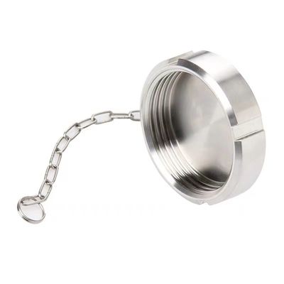 WZ Sanitary SMS Union Blind Nut with Chain DIN 3A SMS Общий код цилиндрической головки