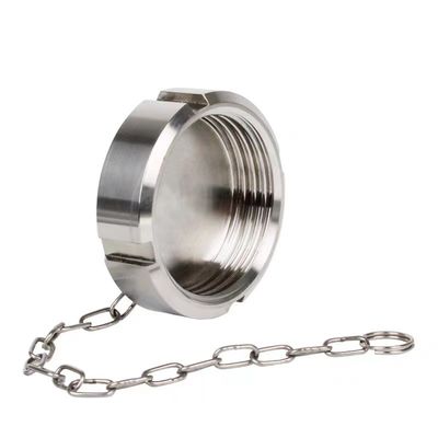 WZ Sanitary SMS Union Blind Nut with Chain DIN 3A SMS Общий код цилиндрической головки