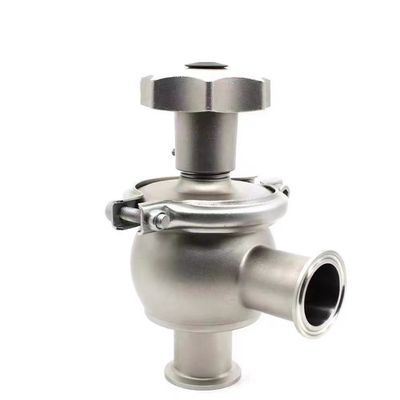 WZ Sanitary SS 304 316 Ручной клапан замены угла клапана типа клапан для труб