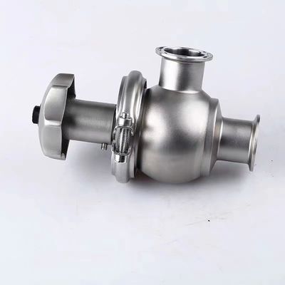 WZ Sanitary SS 304 316 Ручной клапан замены угла клапана типа клапан для труб
