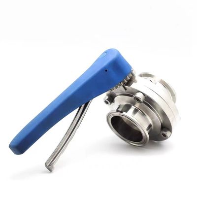 Настраиваемые потребности ODM из нержавеющей стали 304 31Tri Clamp Clover DIN 3A SMS Butterfly Valves