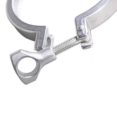 WZ Sanitary Tri Clamp Нержавеющая сталь304 316 Отливка Фрель Фланцевая труба Двойной штифтный зажим 1/8"-4