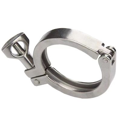 WZ Sanitary Tri Clamp Нержавеющая сталь304 316 Отливка Фрель Фланцевая труба Двойной штифтный зажим 1/8"-4