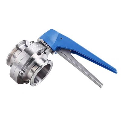 Настраиваемые потребности ODM из нержавеющей стали 304 31Tri Clamp Clover DIN 3A SMS Butterfly Valves
