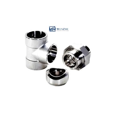 1" DN25 Нержавеющая сталь кованая розетка сварка Tee SW трубные фитинги 304 316 316L