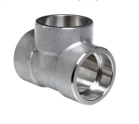 1" DN25 Нержавеющая сталь кованая розетка сварка Tee SW трубные фитинги 304 316 316L