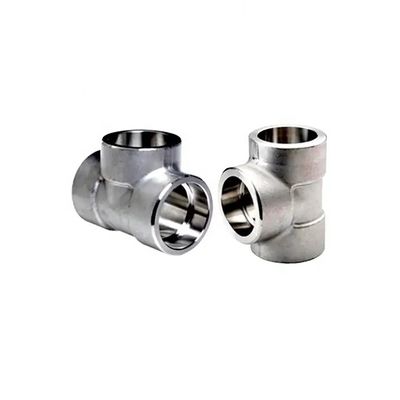 1" DN25 Нержавеющая сталь кованая розетка сварка Tee SW трубные фитинги 304 316 316L