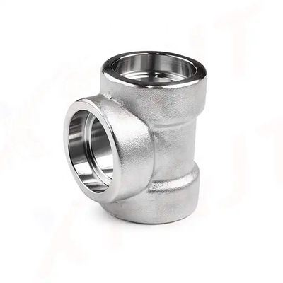 1" DN25 Нержавеющая сталь кованая розетка сварка Tee SW трубные фитинги 304 316 316L