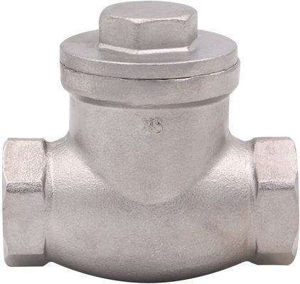Женская нить 1/2 дюймовый винтовый чековый клапан WOG 200 PSI из нержавеющей стали SS304 CF8M NPT