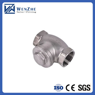 Женская нить 1/2 дюймовый винтовый чековый клапан WOG 200 PSI из нержавеющей стали SS304 CF8M NPT