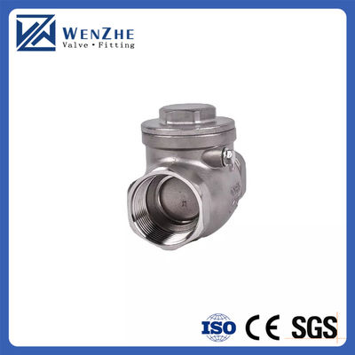 Женская нить 1/2 дюймовый винтовый чековый клапан WOG 200 PSI из нержавеющей стали SS304 CF8M NPT