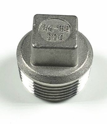 Нержавеющая сталь 201 304 Quadragon Plug Head Nipple Connector для литья труб
