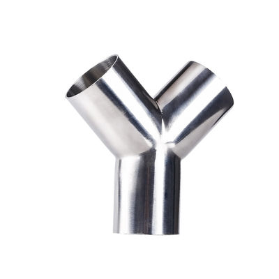 RTS Санитарная нержавеющая сталь 304 316 Трубопроводная установка Tri Clamp Сварка Wyes Tee Y Type Tee