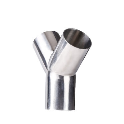 RTS Санитарная нержавеющая сталь 304 316 Трубопроводная установка Tri Clamp Сварка Wyes Tee Y Type Tee