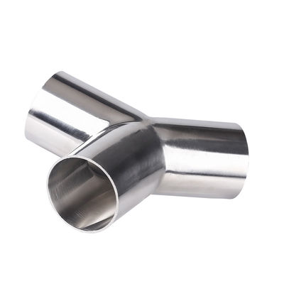 RTS Санитарная нержавеющая сталь 304 316 Трубопроводная установка Tri Clamp Сварка Wyes Tee Y Type Tee