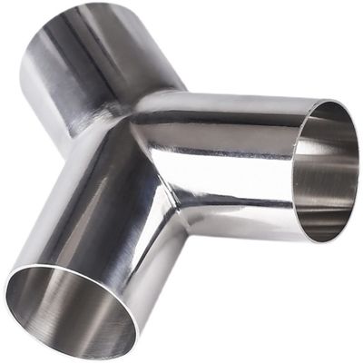 RTS Санитарная нержавеющая сталь 304 316 Трубопроводная установка Tri Clamp Сварка Wyes Tee Y Type Tee