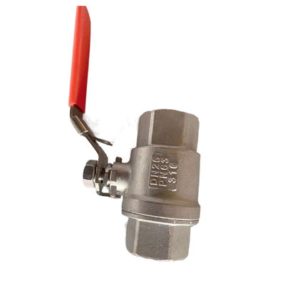 Нержавеющая сталь 304 316 DN8-DN100 PN63 2PC шаровые клапаны для тяжелой промышленности