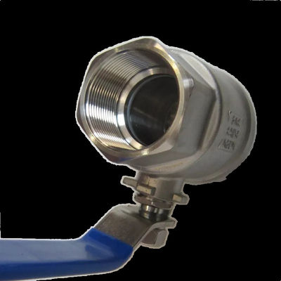 Нержавеющая сталь 304 316 DN8-DN100 PN63 2PC шаровые клапаны для тяжелой промышленности