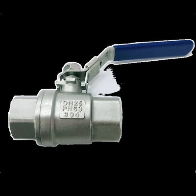 Нержавеющая сталь 304 316 DN8-DN100 PN63 2PC шаровые клапаны для тяжелой промышленности