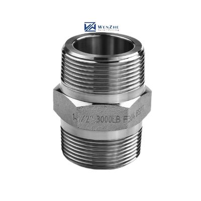 SS304 316 316L Высокое давление кованые шестигранные соски 300 бар мужской нить равный/уменьшающий соски
