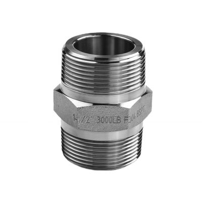 SS304 316 316L Высокое давление кованые шестигранные соски 300 бар мужской нить равный/уменьшающий соски