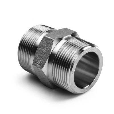 SS304 316 316L Высокое давление кованые шестигранные соски 300 бар мужской нить равный/уменьшающий соски