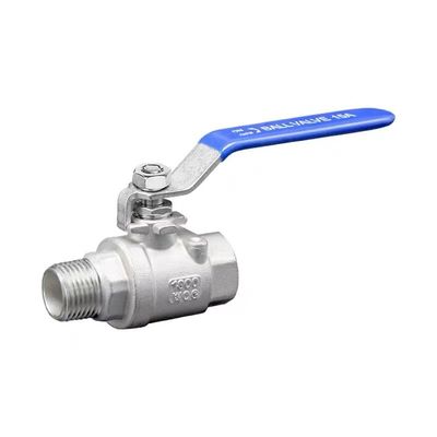 Нержавеющая сталь 304 316 2PC шаровой клапан NPT/BSP нить 1/4''-4.0'' соединения виниловой ручки крышка