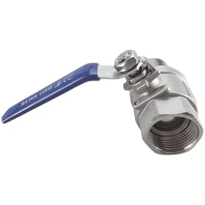 Нержавеющая сталь 304 316 2PC шаровой клапан NPT/BSP нить 1/4''-4.0'' соединения виниловой ручки крышка