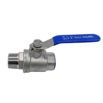 Нержавеющая сталь 304 316 2PC шаровой клапан NPT/BSP нить 1/4''-4.0'' соединения виниловой ручки крышка