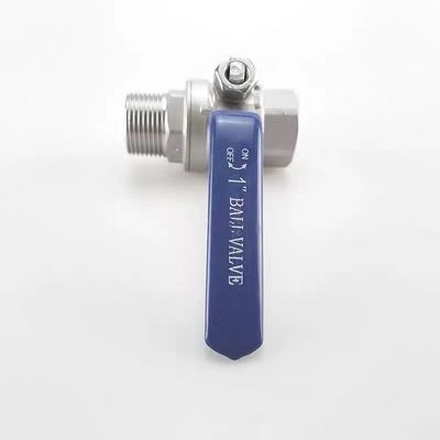 Нержавеющая сталь 304 316 2PC шаровой клапан NPT/BSP нить 1/4''-4.0'' соединения виниловой ручки крышка
