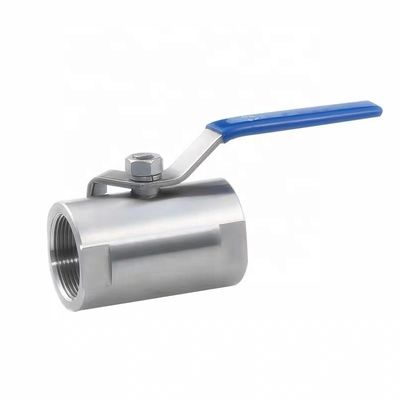Высокотемпературный нержавеющий сталь 201 NPT BSP натянутый широкий шаровый клапан для внутреннего винта
