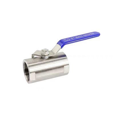 Высокотемпературный нержавеющий сталь 201 NPT BSP натянутый широкий шаровый клапан для внутреннего винта