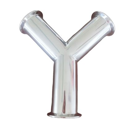 DIN Стандартная санитарная нержавеющая сталь304 316 Трубоподшипник Tri Clamp Wyes Tee Y Type Tee