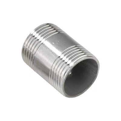 WZ 1/8"-4" нержавеющая сталь 201 301 316 NPT BSP натянутая труба фитинг NIPPLE соединитель