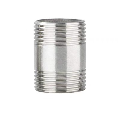 WZ 1/8"-4" нержавеющая сталь 201 301 316 NPT BSP натянутая труба фитинг NIPPLE соединитель