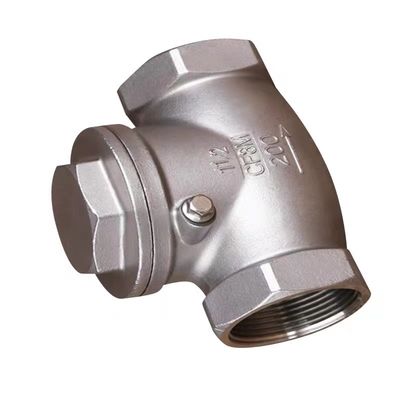WZ SS 304 316 CF8 CF8M цилиндрический невозвратный винтовый контрольный клапан 200WOG 1/2"-4" равный
