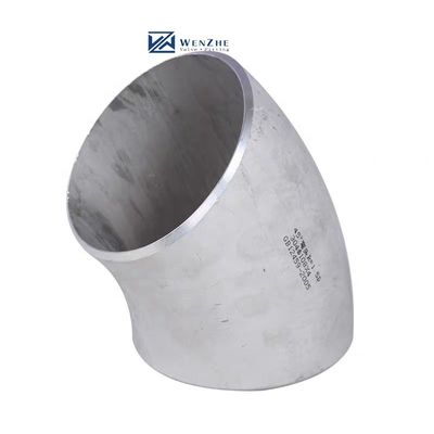 Нержавеющая сталь 304 316 45 градусов длинный радиус локоть 1"-4" DN25-DN100 голова код цилиндрический