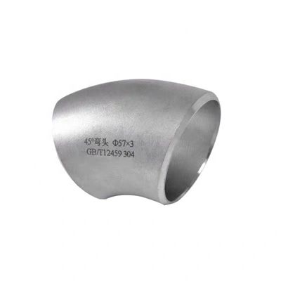 Нержавеющая сталь 304 316 45 градусов длинный радиус локоть 1"-4" DN25-DN100 голова код цилиндрический