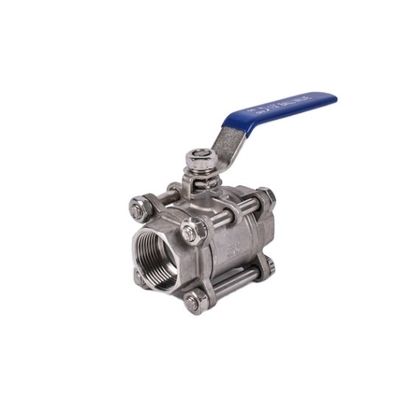 Cowin Brewing 1''-8'' 3PC шаровой клапан из нержавеющей стали 304 NPT с нитями для нефтегазовой воды