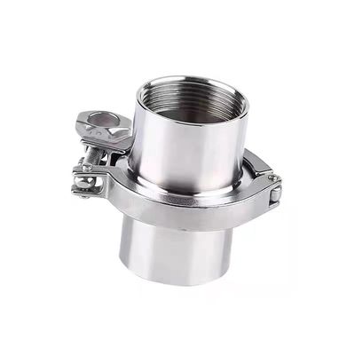 Код цилиндрической головки WZ SS 304 316 Tri Clamp Quick Connect Sanitary Pipe Clamp Set