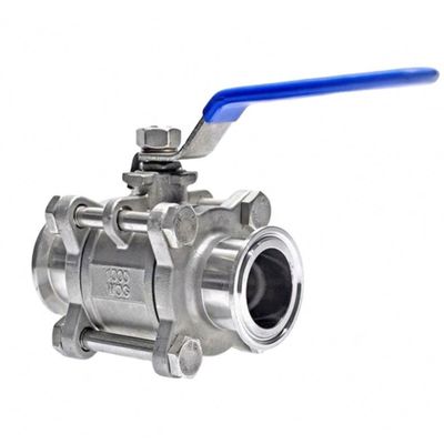 Сертифицированный ISO9001 санитарный нержавеющий сталь 304/316L Tri Clamp Ball Valve для воды