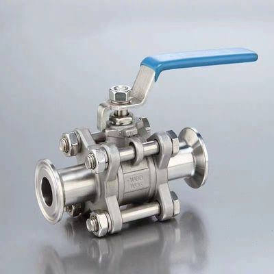 Сертифицированный ISO9001 санитарный нержавеющий сталь 304/316L Tri Clamp Ball Valve для воды