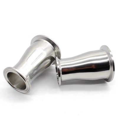 2 "Трубная OD до 1-1/2" Трубная OD Триклампная санитарная фиксация редуктор в материале SS 304 316