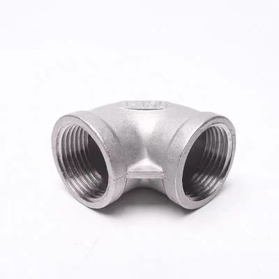 НЕПРЕШЕННАЯ НЕРЖЕЛЕННАЯ СТОЛОВНАЯ ТРУБНАЯ СТРУПКА SS 201 304 316 316L 90 градусов литья NPT BSPT DIN локоть