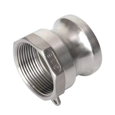 Равный WZ SS 304 316 Type Silver Camlock Coupling Adaptor для быстрого подключения NPT BSP