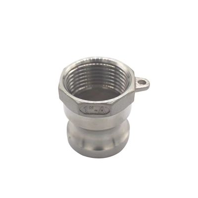 Равный WZ SS 304 316 Type Silver Camlock Coupling Adaptor для быстрого подключения NPT BSP
